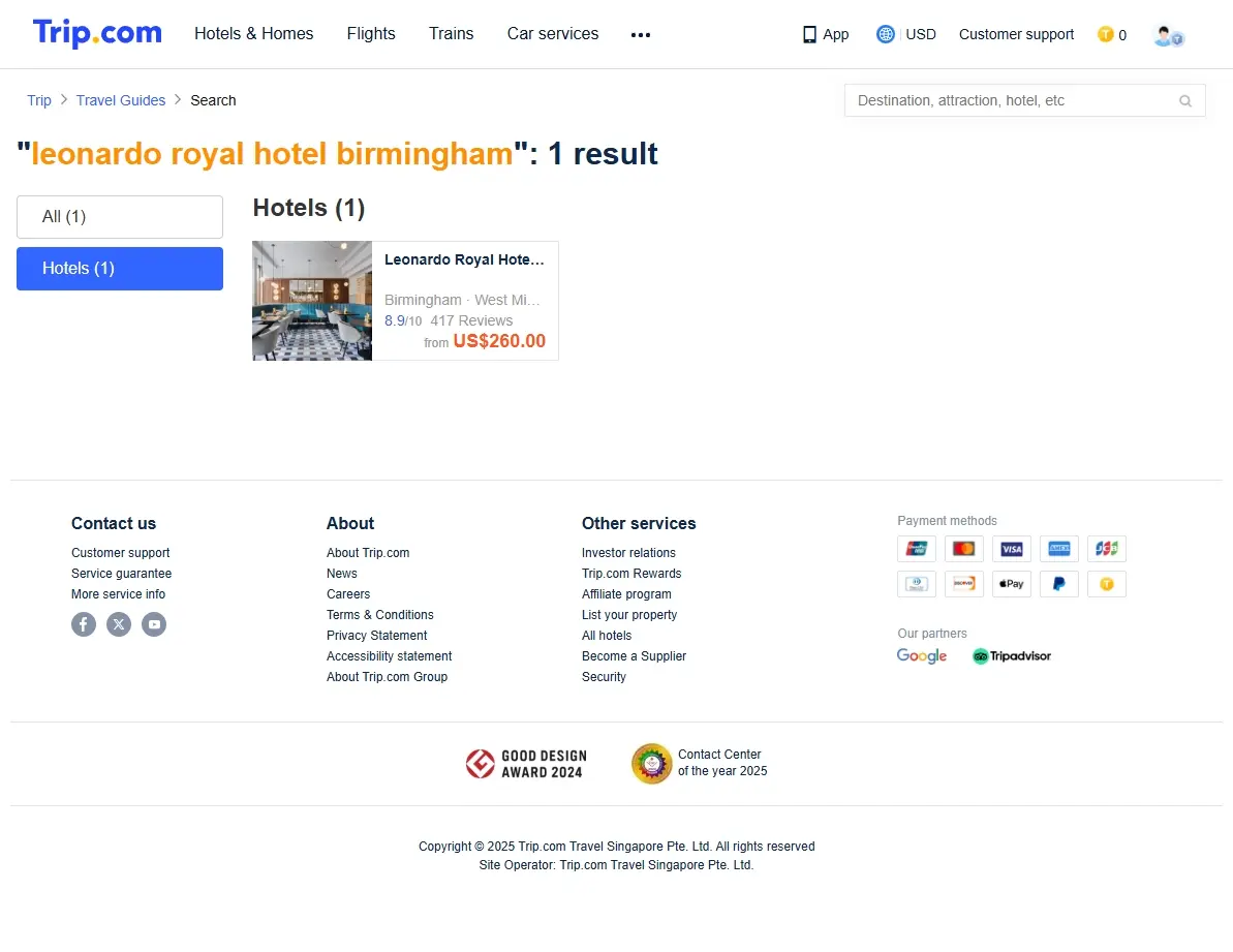 Special hotel offers for Leonardo Royal Hotel Birmingham