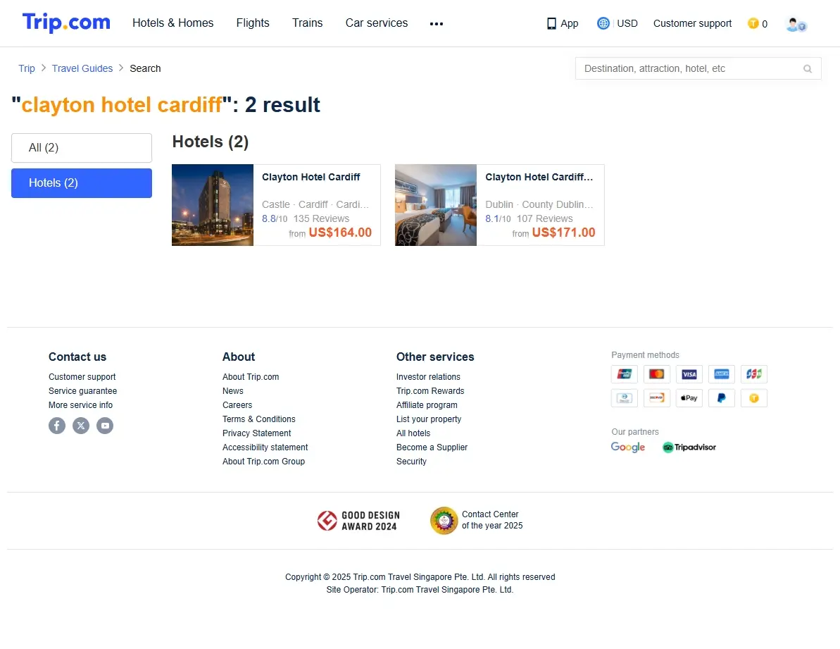 Special hotel booking offers for Clayton Hotel Cardiff