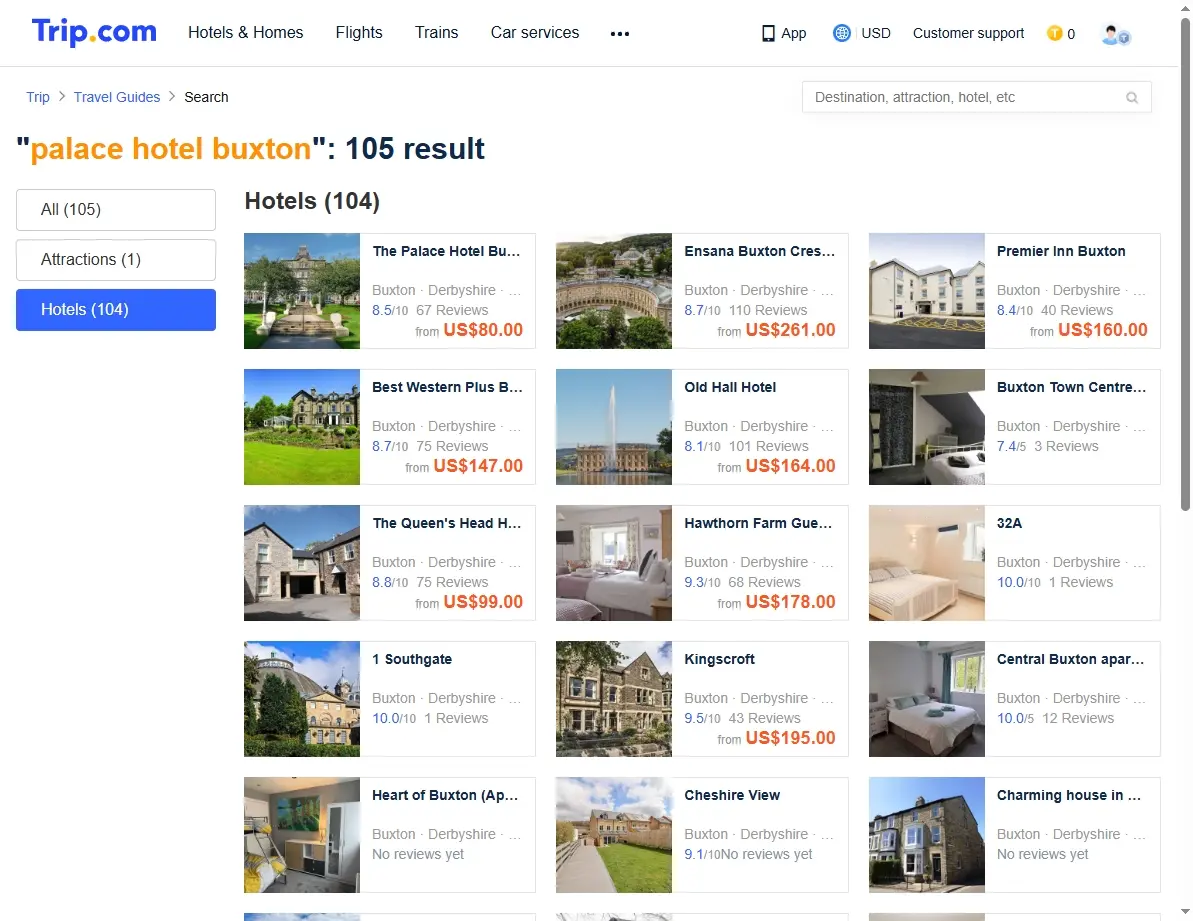 Special hotel offers for Palace Hotel Buxton