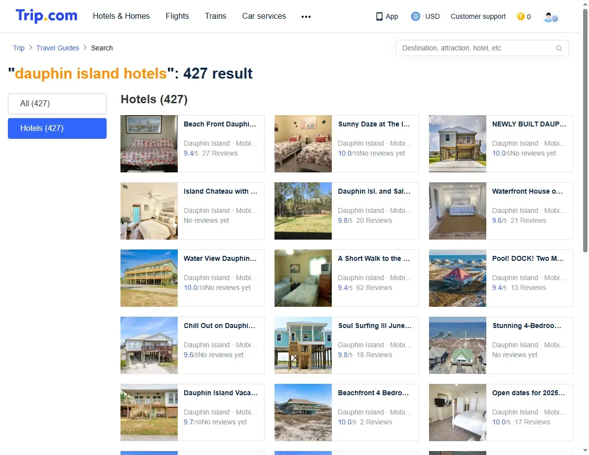 Trip.com hotel offers screenshot