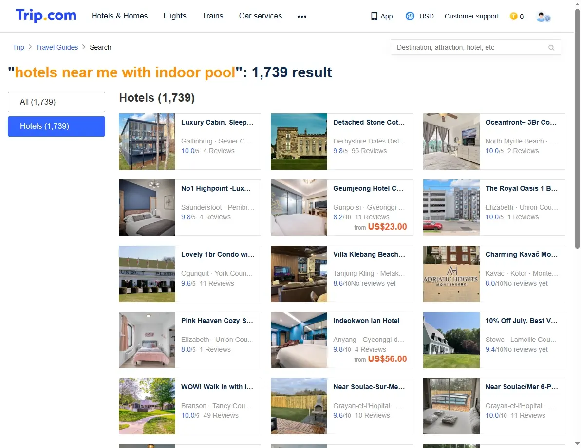 Special offers for travelers searching for hotels near me with indoor pool