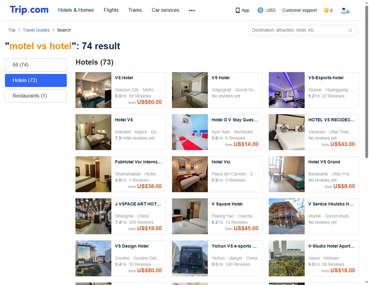 Special offers for travelers searching for the right hotel or motel.
